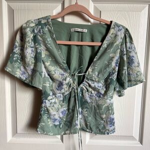 Abercrombie & Fitch floral blouse